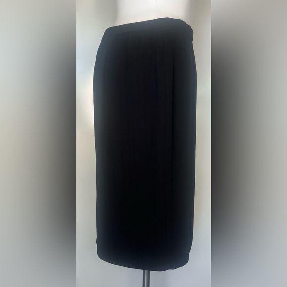 (18) Women’s WORTHINGTON-Black Straight Pencil Skirt Suit Lined one button Zip - Picture 6 of 15